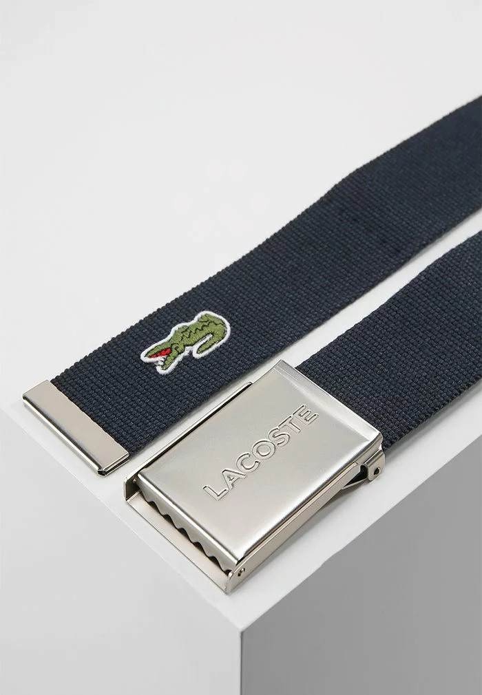 Lacoste CASUAL STRAP IN KIT UNISEX - Ceinture - Navy Blue 3 Lacoste CASUAL STRAP IN KIT UNISEX - Ceinture - Navy Blue – Image 3
