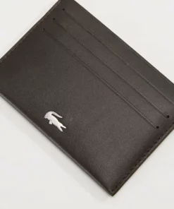 Lacoste CREDIT CARD HOLDER - Portefeuille - Dark Brown -Lacoste Soldes Magasin 9e8f3ebba4e7499d980d9c141bb13f1e
