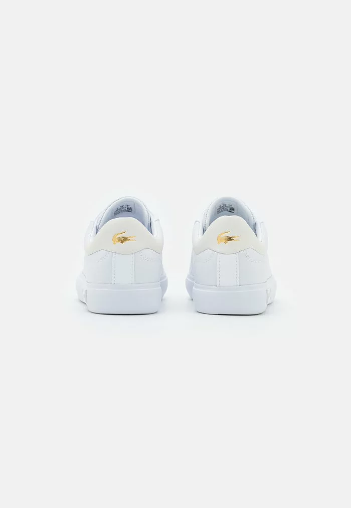 Lacoste POWERCOURT - Baskets Basses - White/gold 4 Lacoste POWERCOURT - Baskets Basses - White/gold – Image 4