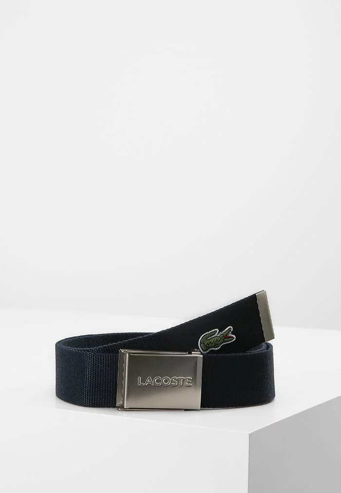 Lacoste CASUAL STRAP IN KIT UNISEX - Ceinture - Navy Blue 1 Lacoste CASUAL STRAP IN KIT UNISEX - Ceinture - Navy Blue
