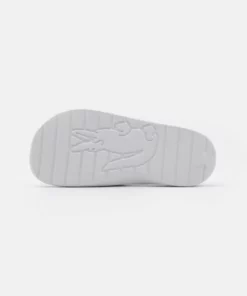 Lacoste CROCO - Mules - White/dark Green -Lacoste Soldes Magasin a0815cfb13d249c6925cd8284a3143d2