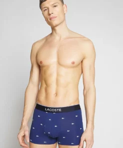 Lacoste 3 PACK - Shorty - Methylene/silver Chine/red