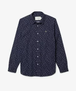 Lacoste LANGE MOUW - Chemise - Bleu Marine / Blanc 10 Lacoste LANGE MOUW - Chemise - Bleu Marine / Blanc -Lacoste Soldes Magasin a13d0fdddadb4c3e9df85b42b8cf987c