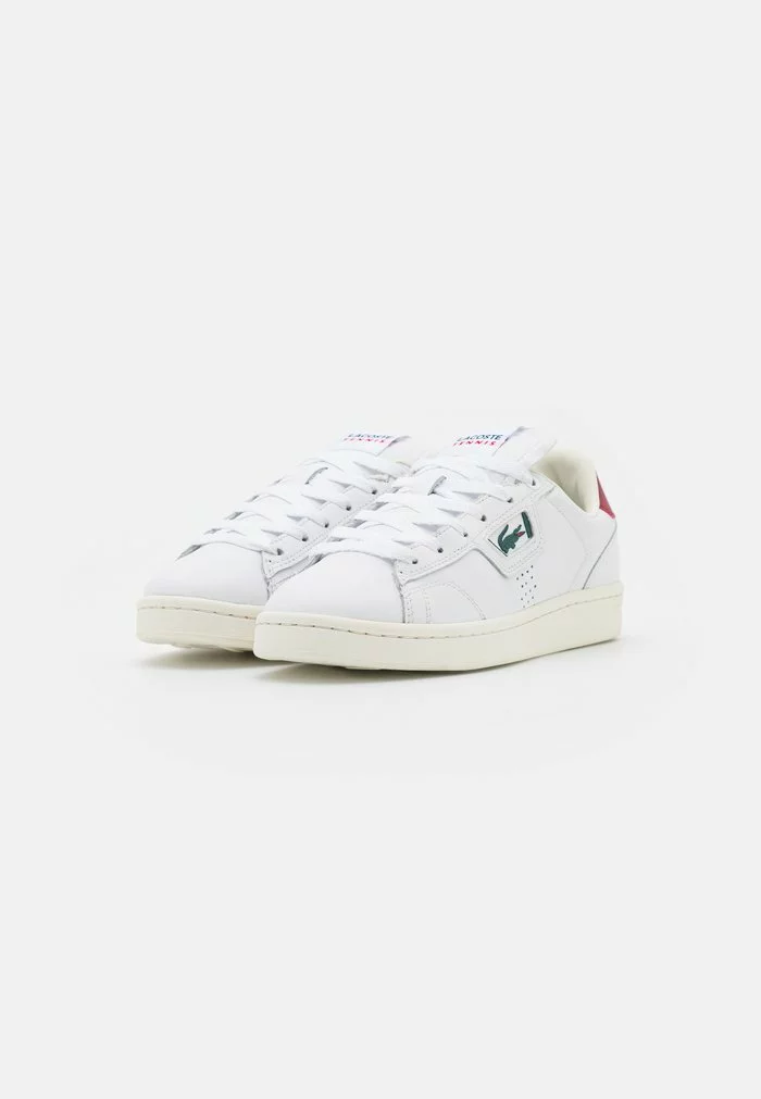 Lacoste MASTERS CLASSIC - Baskets Basses - White/burgundy 3 Lacoste MASTERS CLASSIC - Baskets Basses - White/burgundy – Image 3