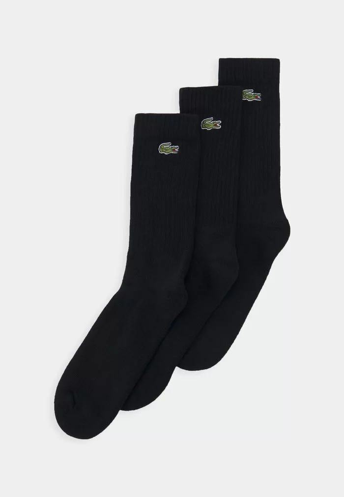 Lacoste 3 PACK - Chaussettes - Black 1 Lacoste 3 PACK - Chaussettes - Black