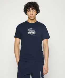 Lacoste T-shirt Imprimé - Navy Blue -Lacoste Soldes Magasin a333375ff9e243ed894c47f3274f5e8f