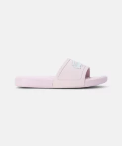 Lacoste SLIDE - Mules - Light Pink White