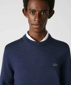 Lacoste PULL - Pullover - Bleu Chine 9 Lacoste PULL - Pullover - Bleu Chine -Lacoste Soldes Magasin a48161133d5c4dc08f6cc20cf013e62e
