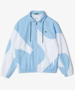 Lacoste Veste De Survêtement - Bleu Blanc -Lacoste Soldes Magasin a5987d298bdf4405bf89cefd34d5c13f
