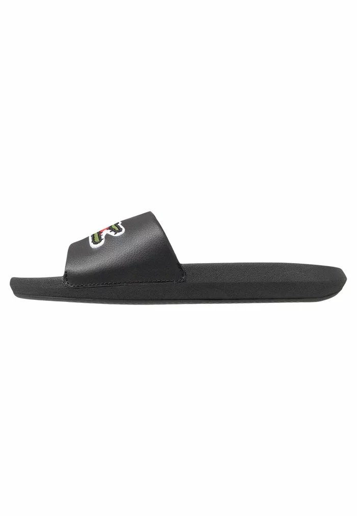 Lacoste CROCO SLIDE - Mules - Black/green 2 Lacoste CROCO SLIDE - Mules - Black/green – Image 2