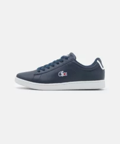 Lacoste CARNABY - Baskets Basses - Navy/red/white