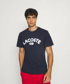 Lacoste T-shirt Imprimé - Marine