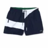 Lacoste Caleçon De Bain - Bleu Marine Blanc
