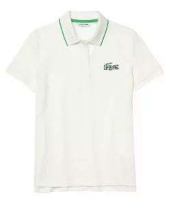 Lacoste Polo - Blanc / Vert 11 Lacoste Polo - Blanc / Vert -Lacoste Soldes Magasin a8396c93675d4525830470c85a9f56e6