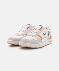 Lacoste Baskets Basses - White/orange 12 Lacoste Baskets Basses - White/orange -Lacoste Soldes Magasin a84378df805049c09a02cb264cac0f81
