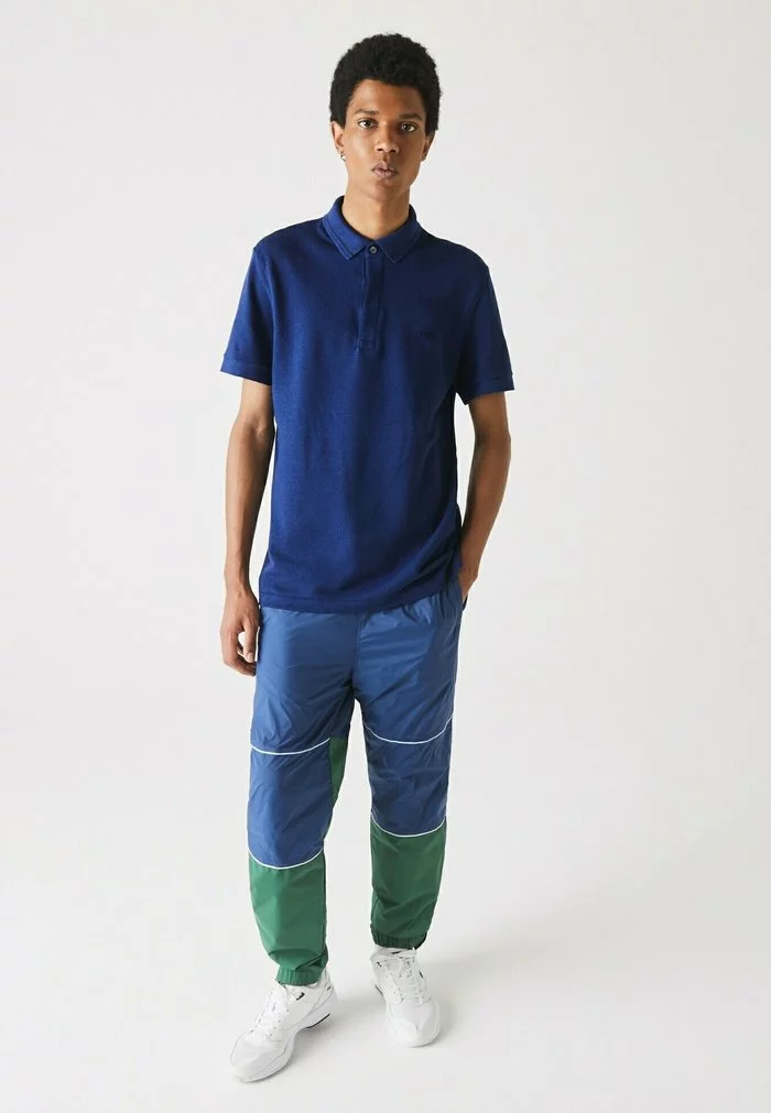 Lacoste Polo - Navy Blau / Schwarz 1 Lacoste Polo - Navy Blau / Schwarz