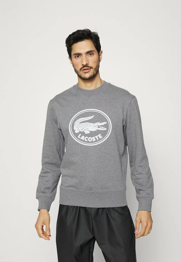 Lacoste Sweatshirt - Heather Lead 1 Lacoste Sweatshirt - Heather Lead