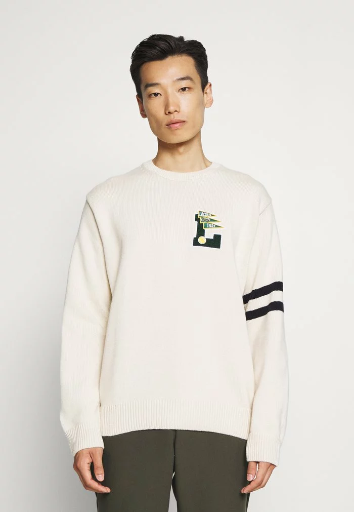 Lacoste Pullover - Beige/bleu Marine 4 Lacoste Pullover - Beige/bleu Marine – Image 4
