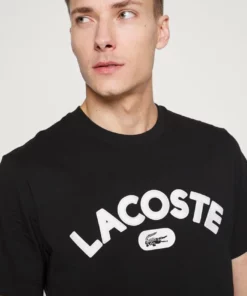 Lacoste T-shirt Imprimé - Noir -Lacoste Soldes Magasin ab4b243b212a45ad926ad277b614da60