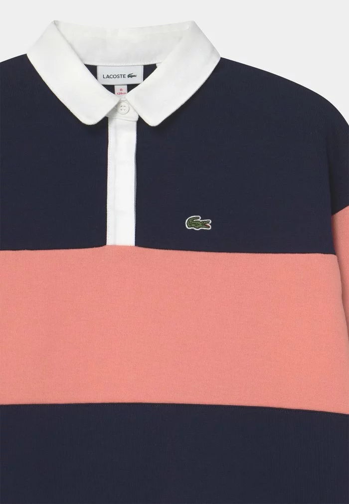 Lacoste Robe En Jersey - Navy Blue/elf Pink 3 Lacoste Robe En Jersey - Navy Blue/elf Pink – Image 3