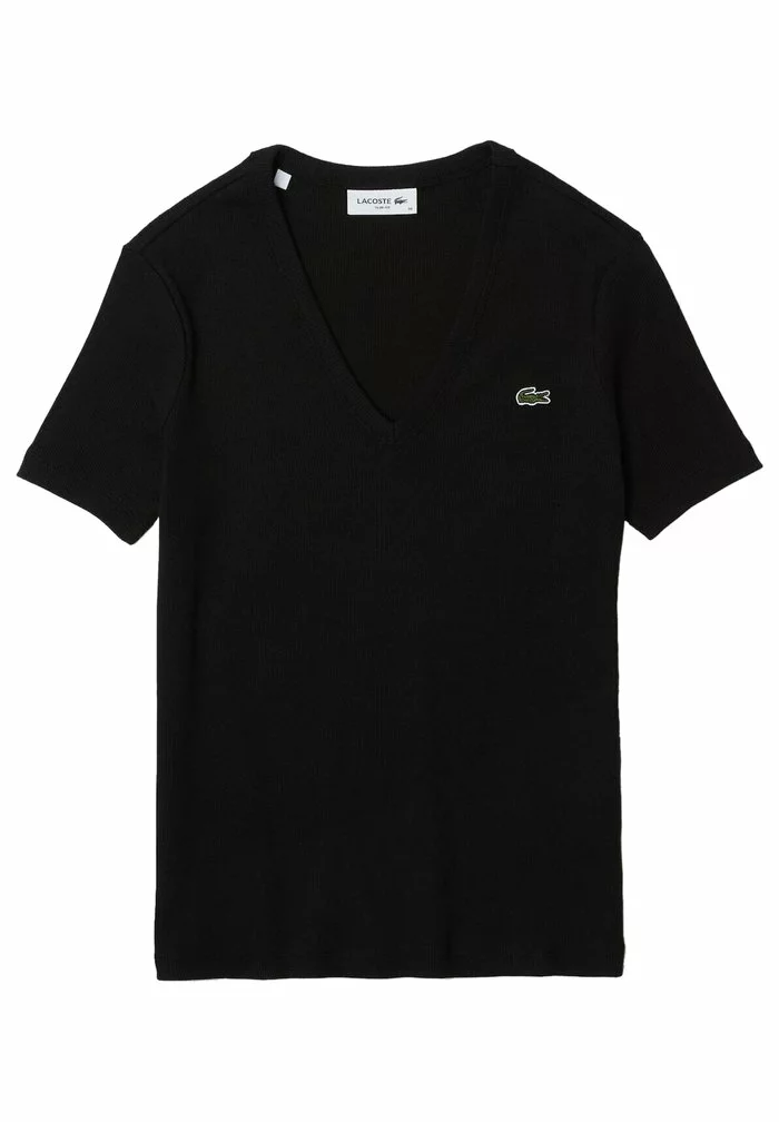 Lacoste T-shirt Basique - Noir 1 Lacoste T-shirt Basique - Noir