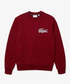 Lacoste Sweatshirt - Bordeaux -Lacoste Soldes Magasin abb0a9ab6df94d7eaa0eef5c92a5c1cf