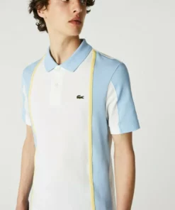 LACOSTE POLO MC - Polo - Blanc Bleu Clair 8 LACOSTE POLO MC - Polo - Blanc Bleu Clair -Lacoste Soldes Magasin ac24dd0a4d3a461f88b3c450617918b3