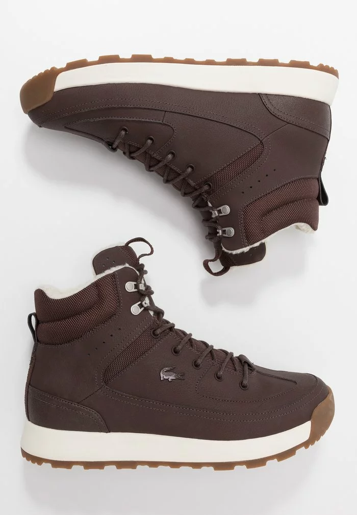 Lacoste URBAN BREAKER - Baskets Montantes - Dark Brown/offwhite 2 Lacoste URBAN BREAKER - Baskets Montantes - Dark Brown/offwhite – Image 2