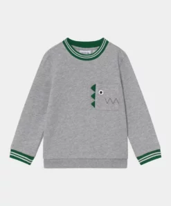 Lacoste Sweatshirt - Heather Wall/forest Green