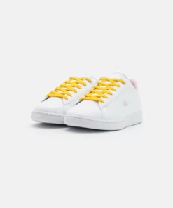 Lacoste CARNABY EXCLUSIVE - Baskets Basses - White/pink -Lacoste Soldes Magasin afdad78639164215ae7a9d9d5bdb3322