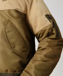 Lacoste Blouson Bomber - Vert/kaki/beige/orange -Lacoste Soldes Magasin afe9ab1a303a426585c238c57d4402a1