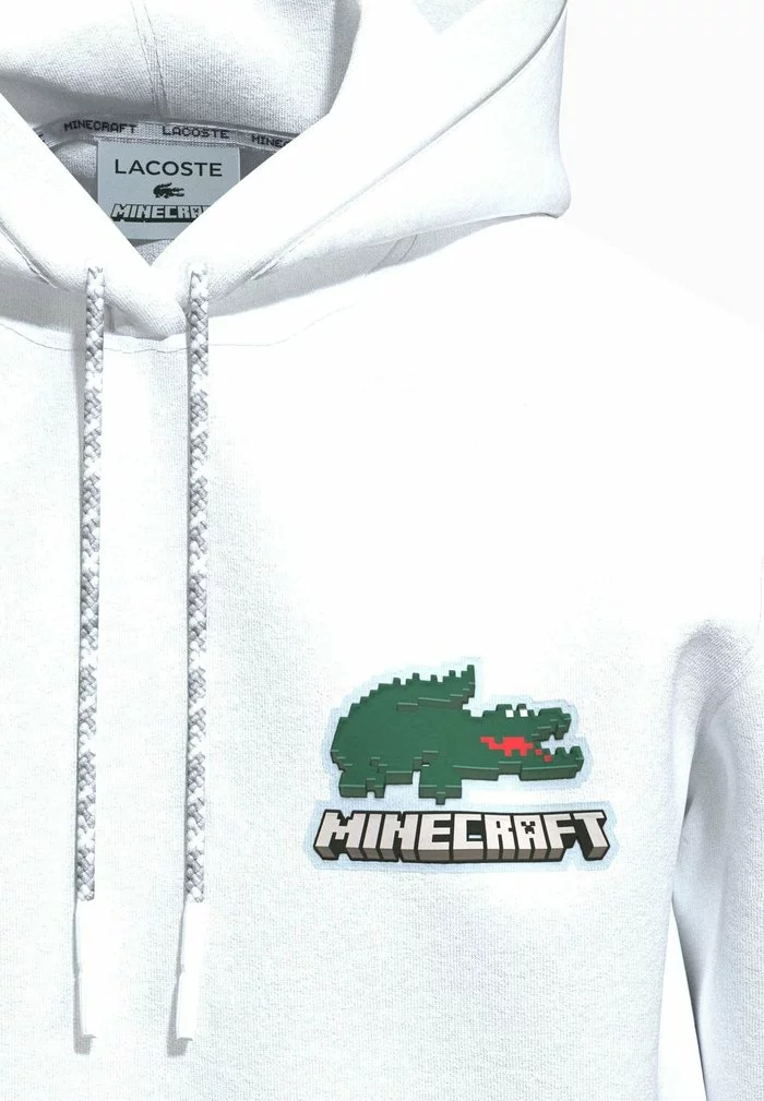 Lacoste MINECRAFT - Sweatshirt - Blanc 6 Lacoste MINECRAFT - Sweatshirt - Blanc – Image 6