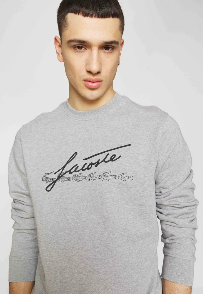 Lacoste Sweatshirt - Heather Wall Chine 7 Lacoste Sweatshirt - Heather Wall Chine – Image 7