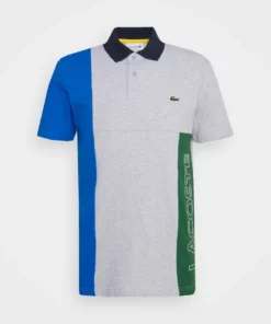 Lacoste UNISEX - Polo - Silver Chine/blue Royal/green/navy Blue
