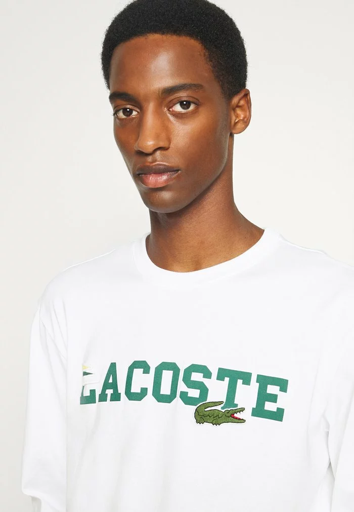Lacoste T-shirt à Manches Longues - White 4 Lacoste T-shirt à Manches Longues - White – Image 4