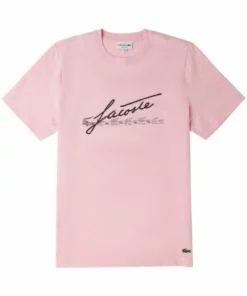 Lacoste T-shirt Imprimé - Rose-hcq
