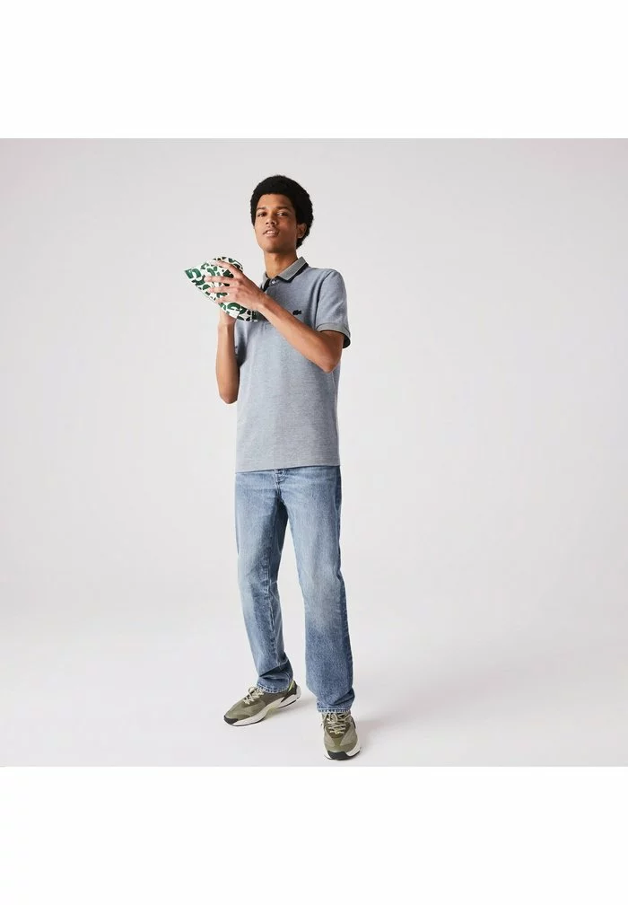 Lacoste Polo - Bleu Bleu Marine Blanc 2 Lacoste Polo - Bleu Bleu Marine Blanc – Image 2