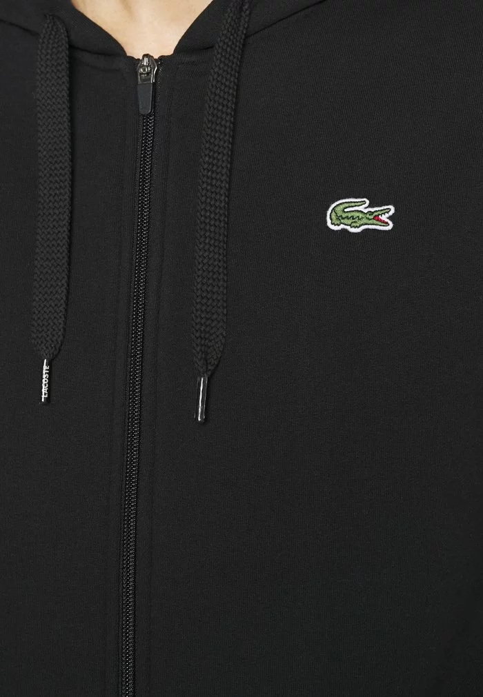 Lacoste PLUS - Sweat à Capuche Zippé - Black 5 Lacoste PLUS - Sweat à Capuche Zippé - Black – Image 5