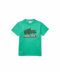 Lacoste MINECRAFT - T-shirt Imprimé - Vert