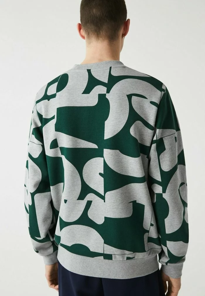 Lacoste Sweatshirt - Gris Chine Vert 2 Lacoste Sweatshirt - Gris Chine Vert – Image 2