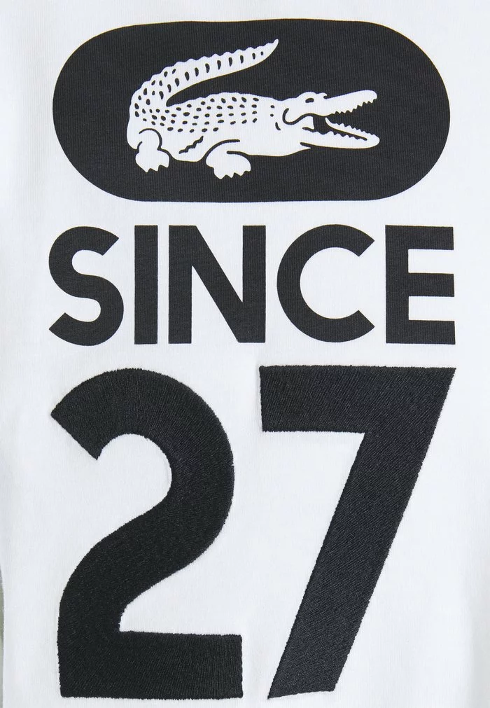 Lacoste T-shirt à Manches Longues - Blanc 3 Lacoste T-shirt à Manches Longues - Blanc – Image 3