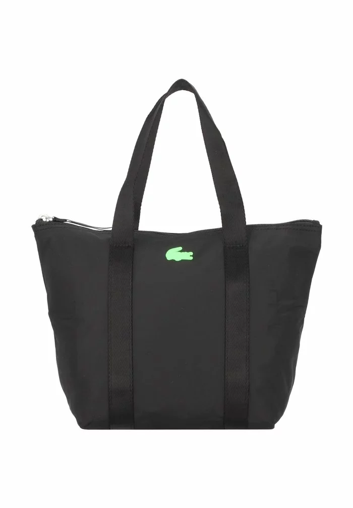 Lacoste JEANNE - Sac à Main - Noir Vert Fluo 1 Lacoste JEANNE - Sac à Main - Noir Vert Fluo