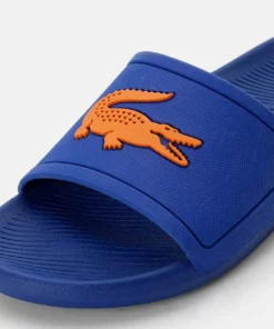 Lacoste CROCO SLIDE - Mules - Blu/org 11 Lacoste CROCO SLIDE - Mules - Blu/org -Lacoste Soldes Magasin b36bcbd44d1d40a1acf5595dbe9b86d3