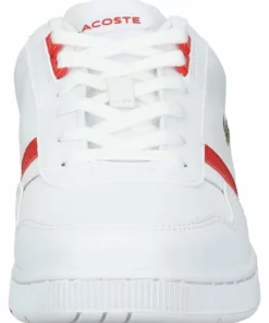 Lacoste Baskets Basses - White Gardenia-coulis 286 -Lacoste Soldes Magasin b40d8a3c9ca64dcc9b3ac7abe0a37aa6