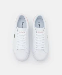Lacoste POWERCOURT - Baskets Basses - White/light Pink 11 Lacoste POWERCOURT - Baskets Basses - White/light Pink -Lacoste Soldes Magasin b430f7669bed4ffd939396e8d56656b9