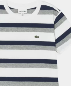 Lacoste T-shirt Imprimé - White/navy Blue/heather -Lacoste Soldes Magasin b59e769dd559482a912d9cd57a657c25