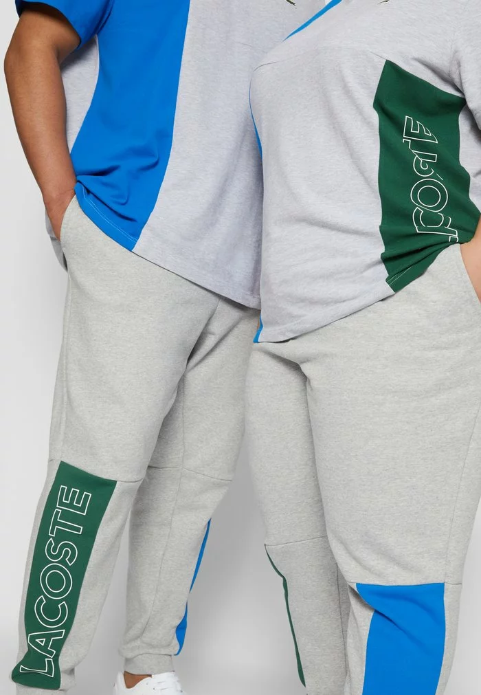 Lacoste UNISEX - Pantalon De Survêtement - Silver Chine/blue Royal/green 6 Lacoste UNISEX - Pantalon De Survêtement - Silver Chine/blue Royal/green – Image 6