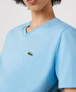 Lacoste T-shirt Basique - Bleu 8 Lacoste T-shirt Basique - Bleu -Lacoste Soldes Magasin b7a541ec1f9f4261afbb8a3196bbcafe