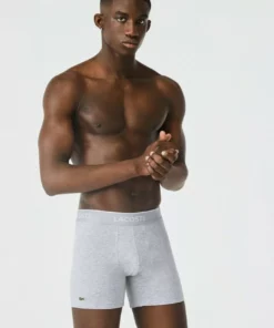 Lacoste 3 PACK - Shorty - Noir / Blanc / Gris Chine