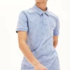 Lacoste PH5061 - Polo - Bleu Clair / Violet